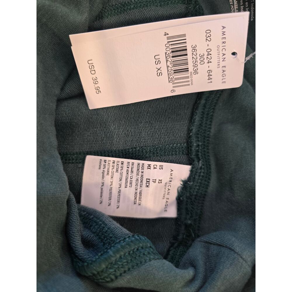 American Eagle Green Pocket Leggings Size XS NWT - Picture 9 of 9
